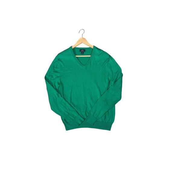 Brooks Brothers Supima Cotton V-Neck Sweater NWOT Size Medium - Picture 1 of 6
